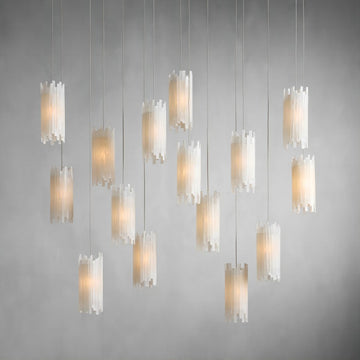 Gideon Rectangular Chandelier-Chandelier-Jecanoli