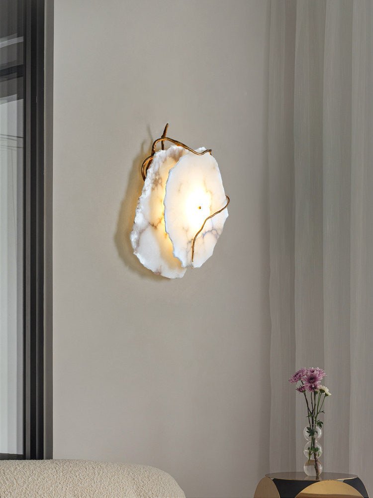 Gilded Branch Alabaster Wall Lamp - Vakkerlight