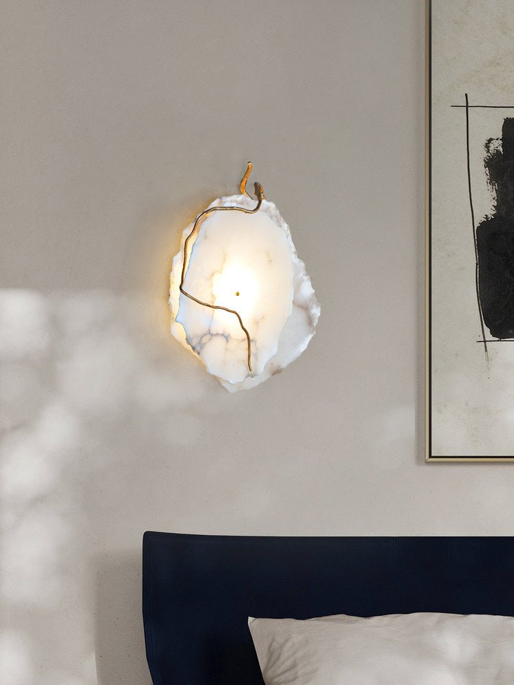 Gilded Branch Alabaster Wall Lamp - Vakkerlight
