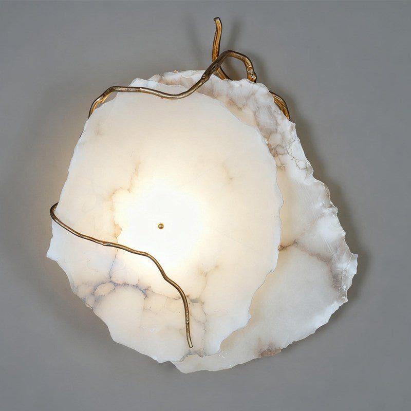 Gilded Branch Alabaster Wall Lamp - Vakkerlight