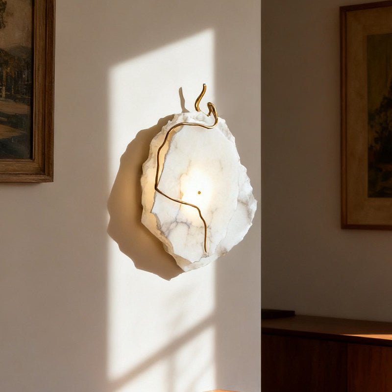 Gilded Branch Alabaster Wall Lamp - Vakkerlight
