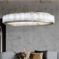 Alabaster Circle Round Chandeliers-Chandelier-Jecanoli