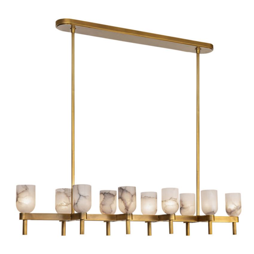 Harmonie Linear Chandelier 52"-Chandelier-Jecanoli