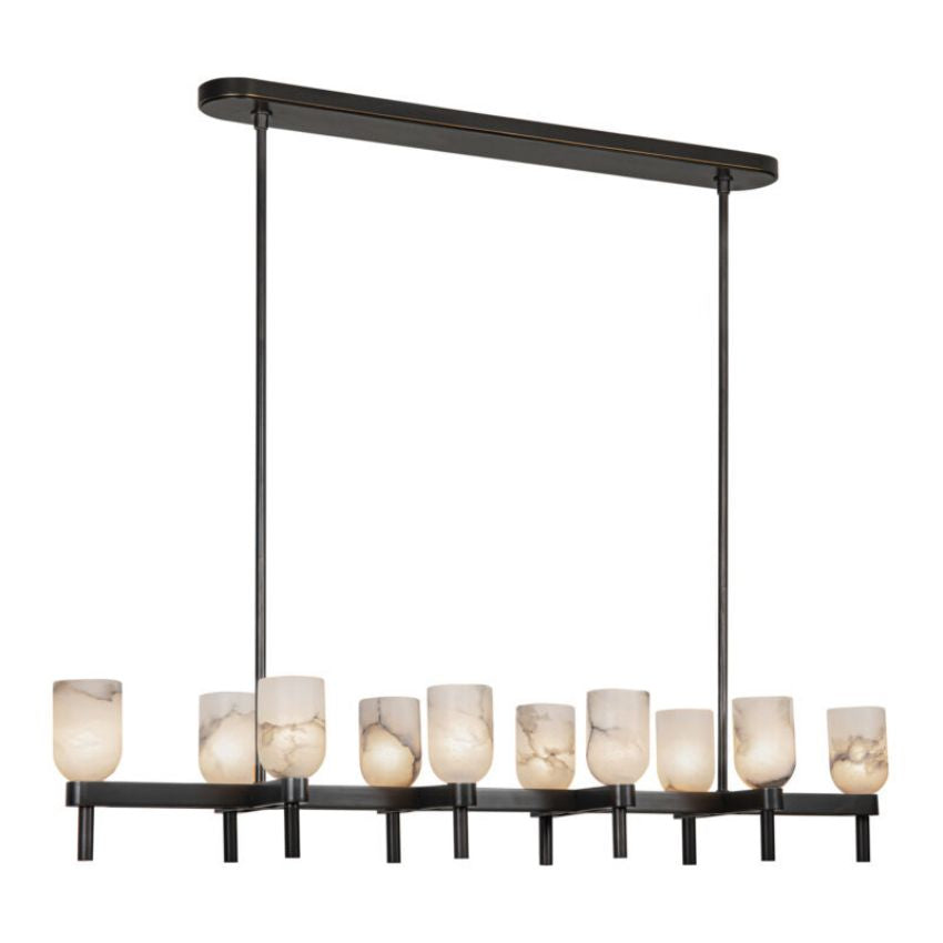 Harmonie Linear Chandelier 52"-Chandelier-Jecanoli