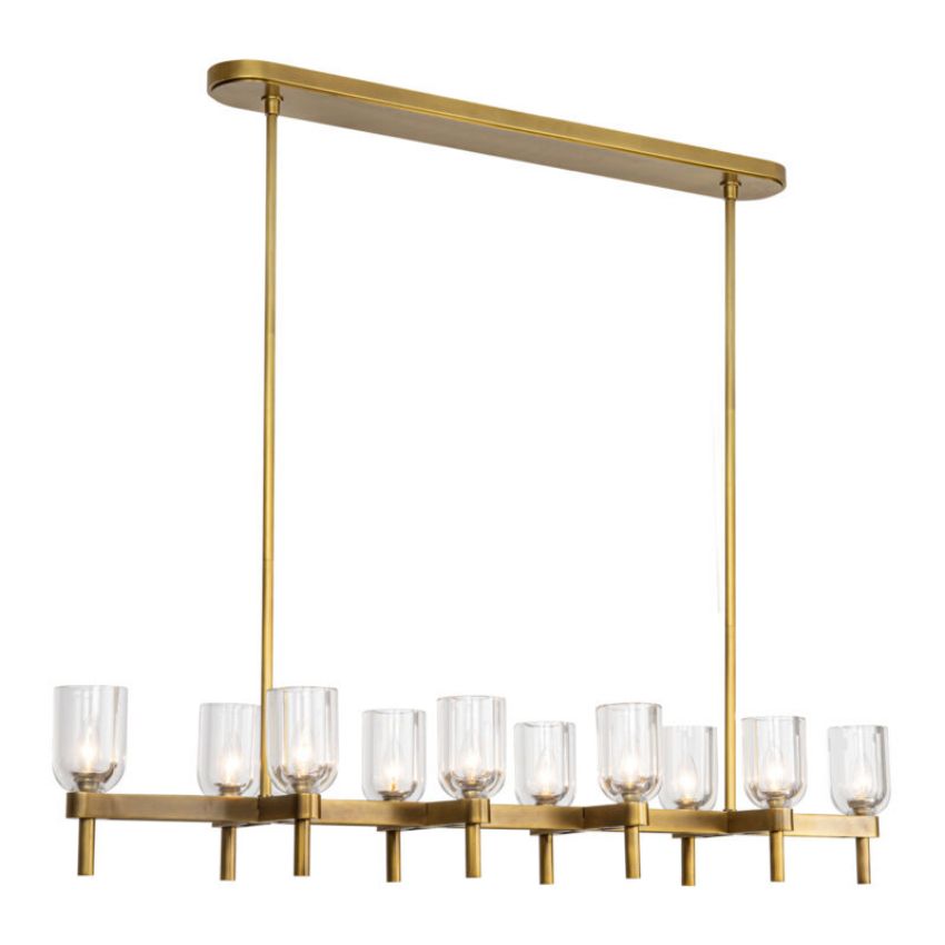 Harmonie Linear Chandelier 52"-Chandelier-Jecanoli