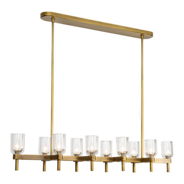 Harmonie Linear Chandelier 52"-Chandelier-Jecanoli