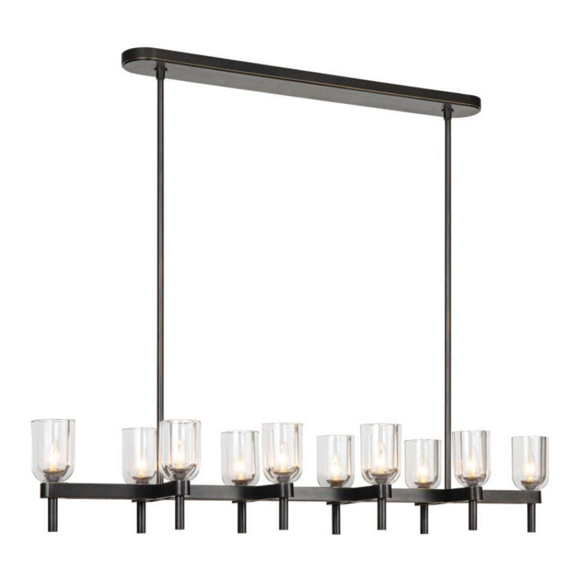 Harmonie Linear Chandelier 52"-Chandelier-Jecanoli