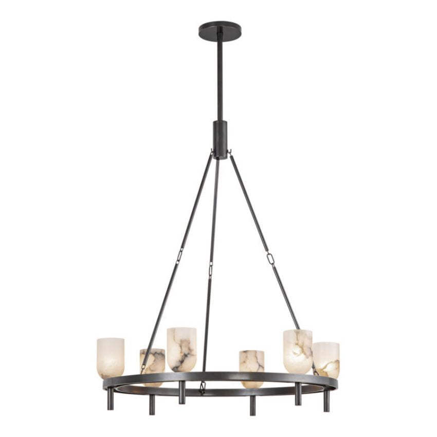Harmonie Round Chandelier 32"-Chandelier-Jecanoli