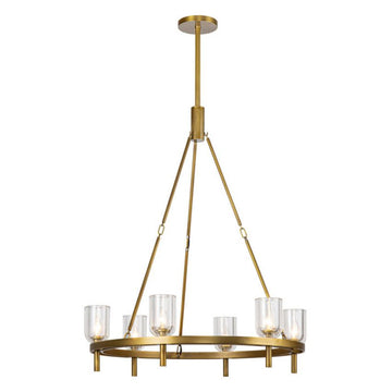 Harmonie Round Chandelier 32"-Chandelier-Jecanoli