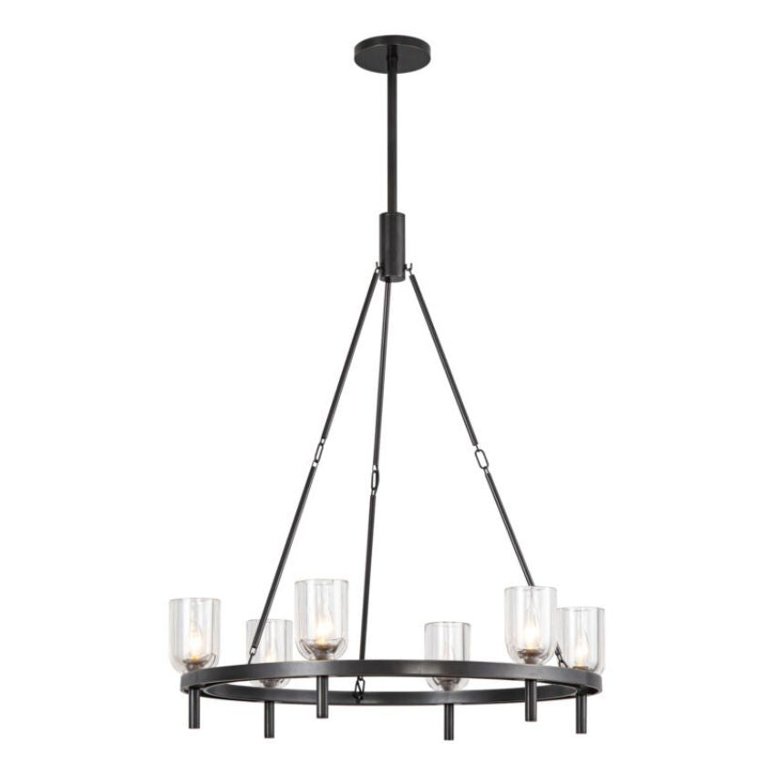 Harmonie Round Chandelier 32"-Chandelier-Jecanoli