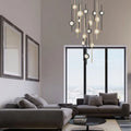 Issac Oval Chandelier-chandeliers for dining room,chandeliers for stairways,chandeliers for foyer,chandeliers for bedrooms,chandeliers for kitchen,chandeliers for living room-Jecanoli