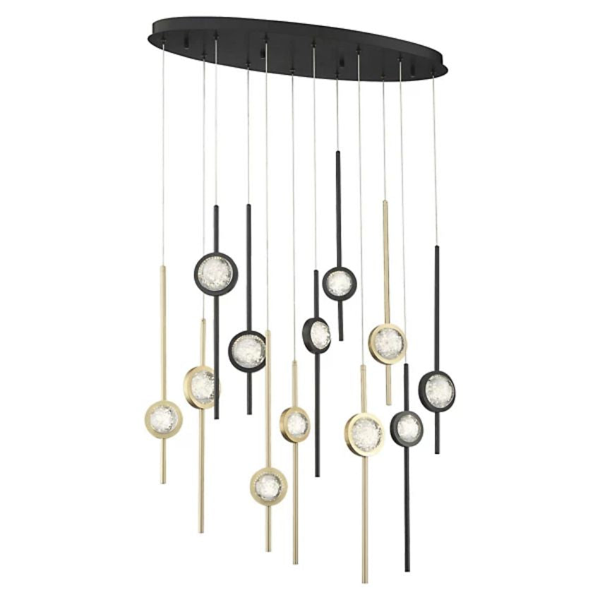 Issac Oval Chandelier-chandeliers for dining room,chandeliers for stairways,chandeliers for foyer,chandeliers for bedrooms,chandeliers for kitchen,chandeliers for living room-Jecanoli