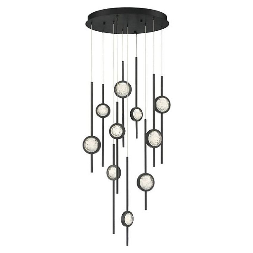 Issac Round Chandelier-chandeliers for dining room,chandeliers for stairways,chandeliers for foyer,chandeliers for bedrooms,chandeliers for kitchen,chandeliers for living room-Jecanoli