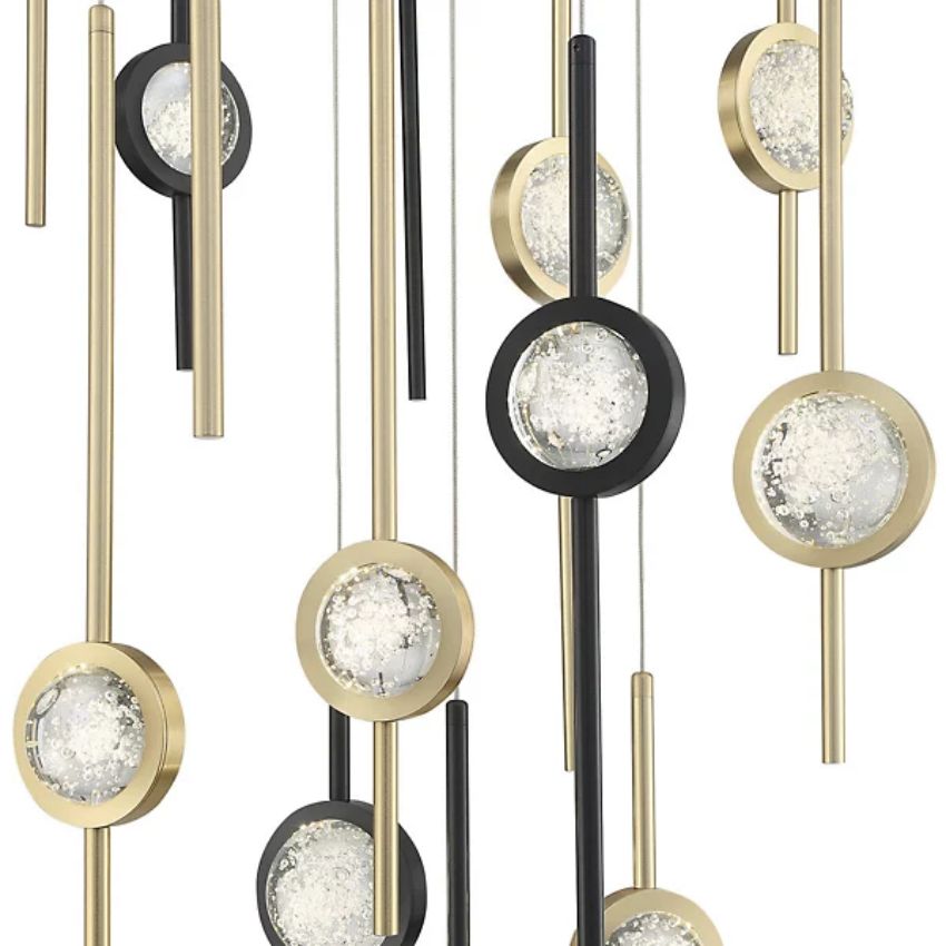 Issac Round Chandelier-chandeliers for dining room,chandeliers for stairways,chandeliers for foyer,chandeliers for bedrooms,chandeliers for kitchen,chandeliers for living room-Jecanoli