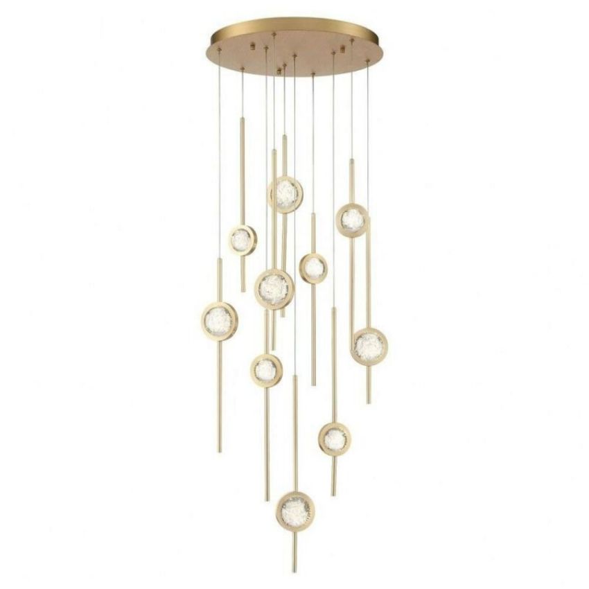 Issac Round Chandelier-chandeliers for dining room,chandeliers for stairways,chandeliers for foyer,chandeliers for bedrooms,chandeliers for kitchen,chandeliers for living room-Jecanoli