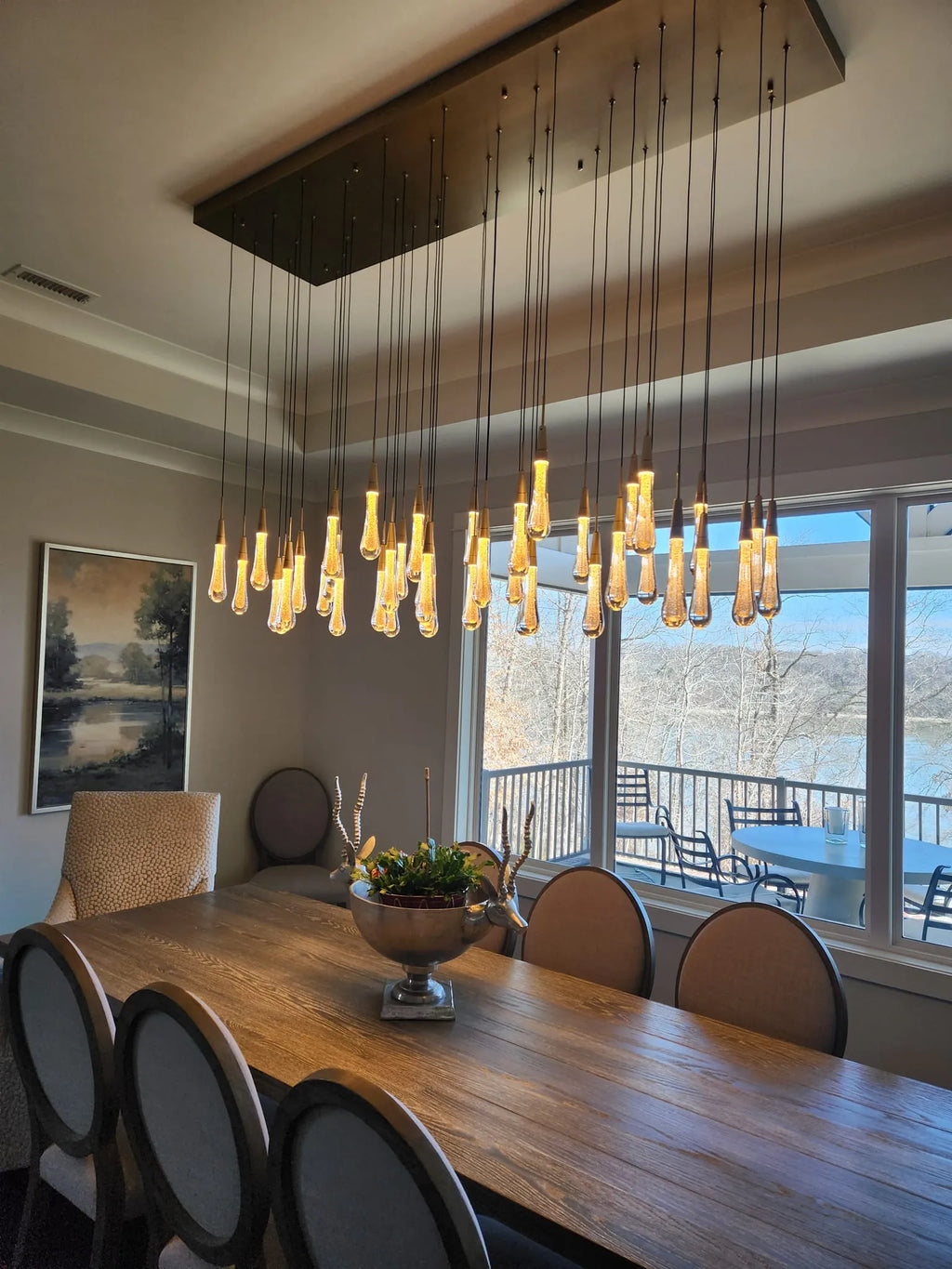Soltaire Linear Chandelier 37"50"70"87"120"