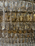 Large gold chandelier foyer lighting 71