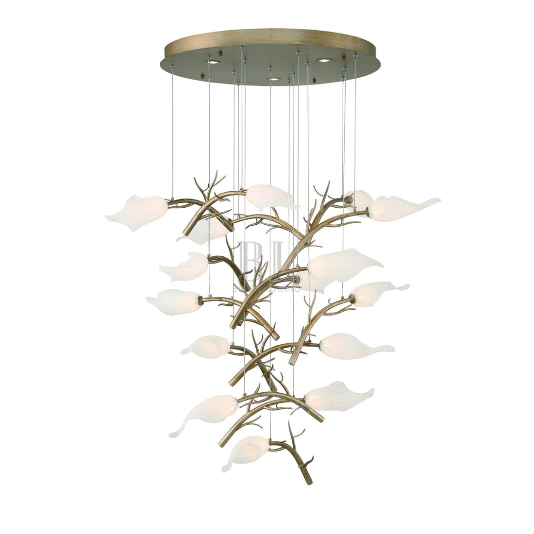 Matera Integrated LED Grand Chandelier 15-Light-Jecanoli