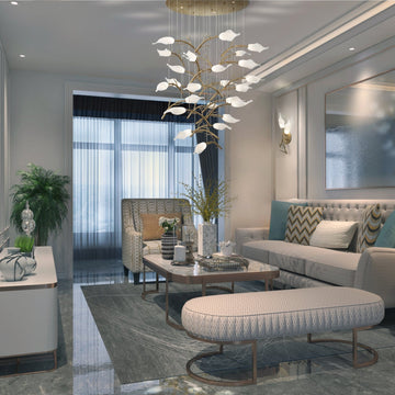 Matera Integrated LED Grand Chandelier 25-Light-Jecanoli