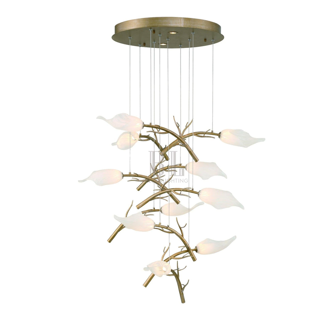 Matera Integrated LED Grand Chandelier 10-Light-Jecanoli