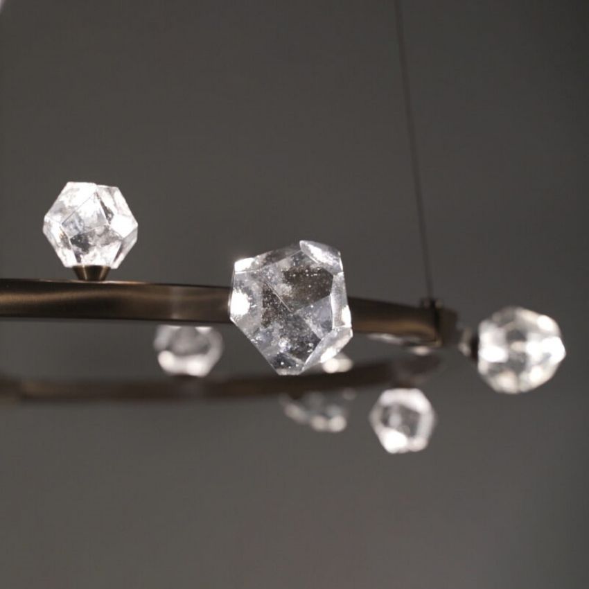 Julius Round Chandelier 40″-Chandelier-Jecanoli