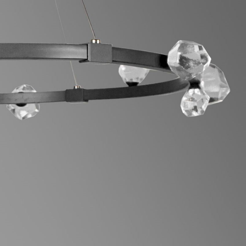 Julius Round Chandelier 40″-Chandelier-Jecanoli
