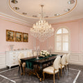 60 Lights Big Chrome Maria Theresa Chandelier 67X79 Inch Large Crystal Chandelier for High Ceiling Foyer-大吊灯-Jecanoli