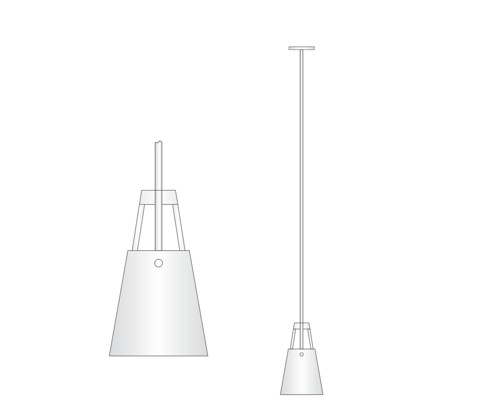 Corniche Circular Pendant //Living Room, Dining Room, Bedroom
