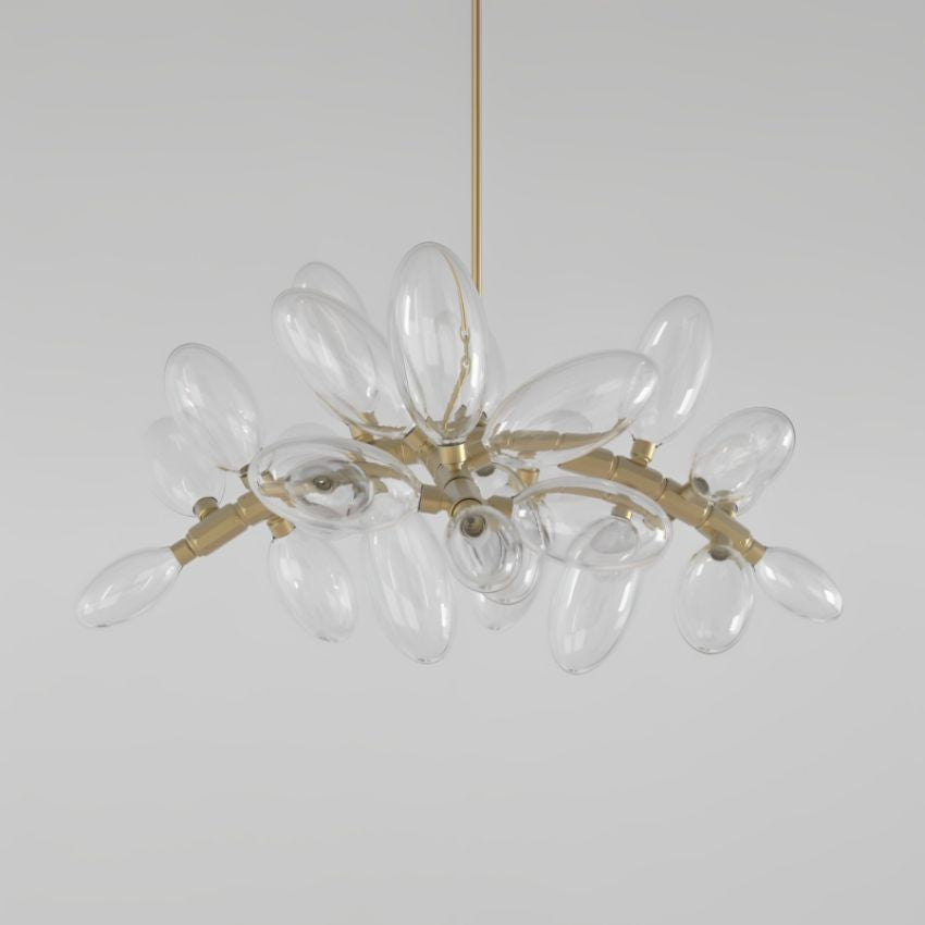 Kasen 25-Light Chandelier 42"W-chandelier for bedroom,chandelier for dining room,chandelier for stairways,chandelier for foyer,chandelier for bathrooms,chandelier for living room-Jecanoli