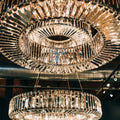 Lito Round Crystals Chandelier-Chandelier-Jecanoli