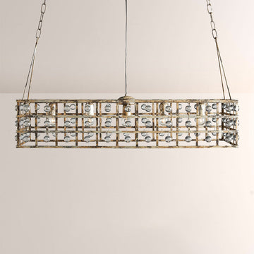 La Cage Rectangular Chandelier-Chandelier-Jecanoli