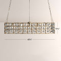 La Cage Rectangular Chandelier-Chandelier-Jecanoli
