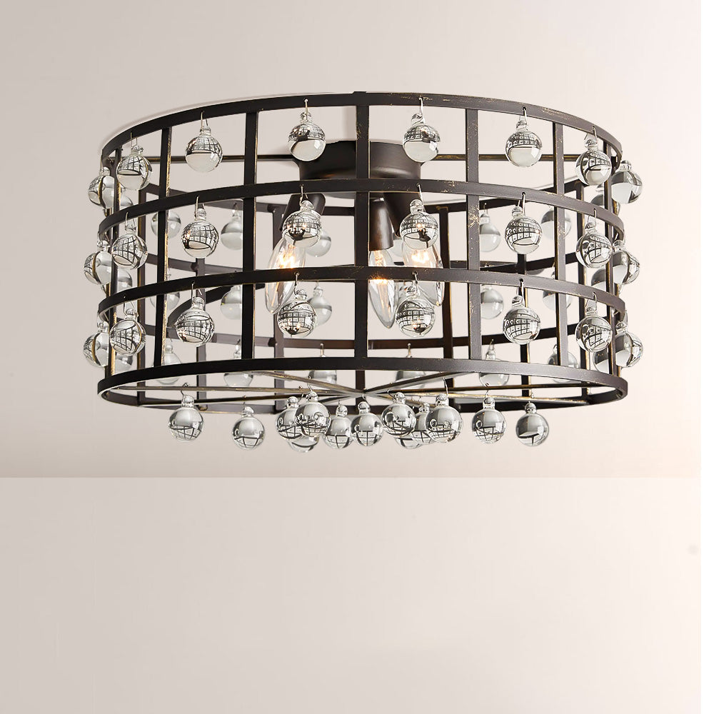 La Cage Flushmount-Flushmount-Jecanoli