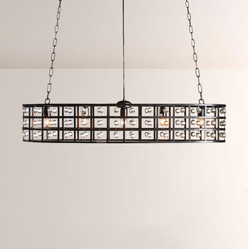 La Cage 5-Light Oval Chandelier-Chandelier-Jecanoli
