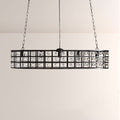 La Cage 5-Light Oval Chandelier-Chandelier-Jecanoli