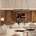 La Cage Rectangular Chandelier-Chandelier-Jecanoli