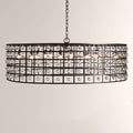 La Cage Round Chandelier-Chandelier-Jecanoli
