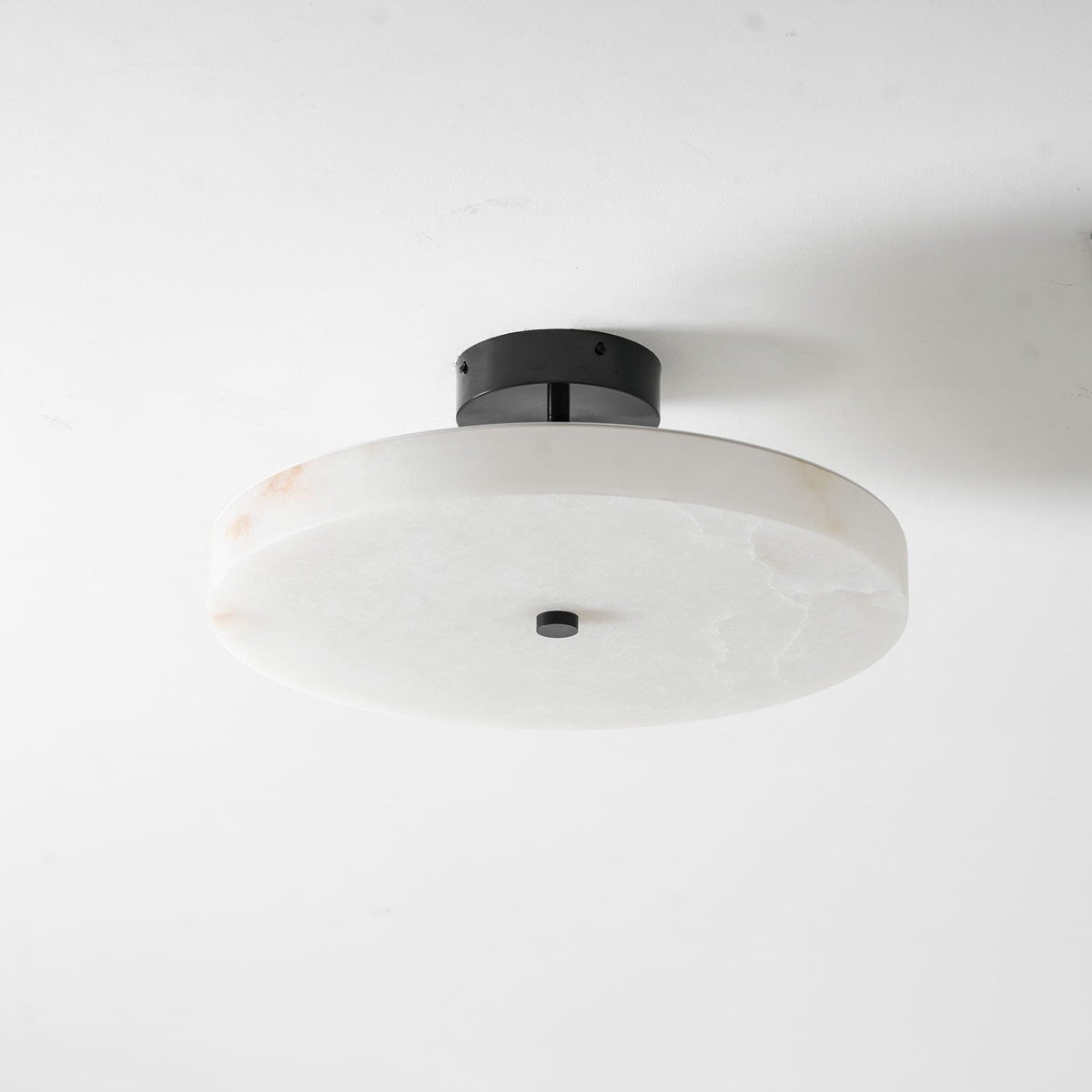 Luma Linen Drum Ceiling Light - Vakkerlight