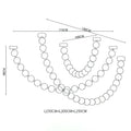 Strand Necklace Chandelier-Chandelier-Jecanoli
