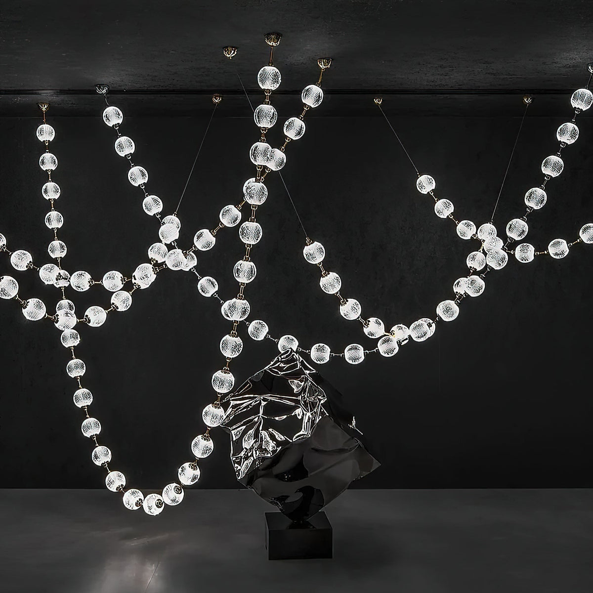Strand Necklace Chandelier-Chandelier-Jecanoli