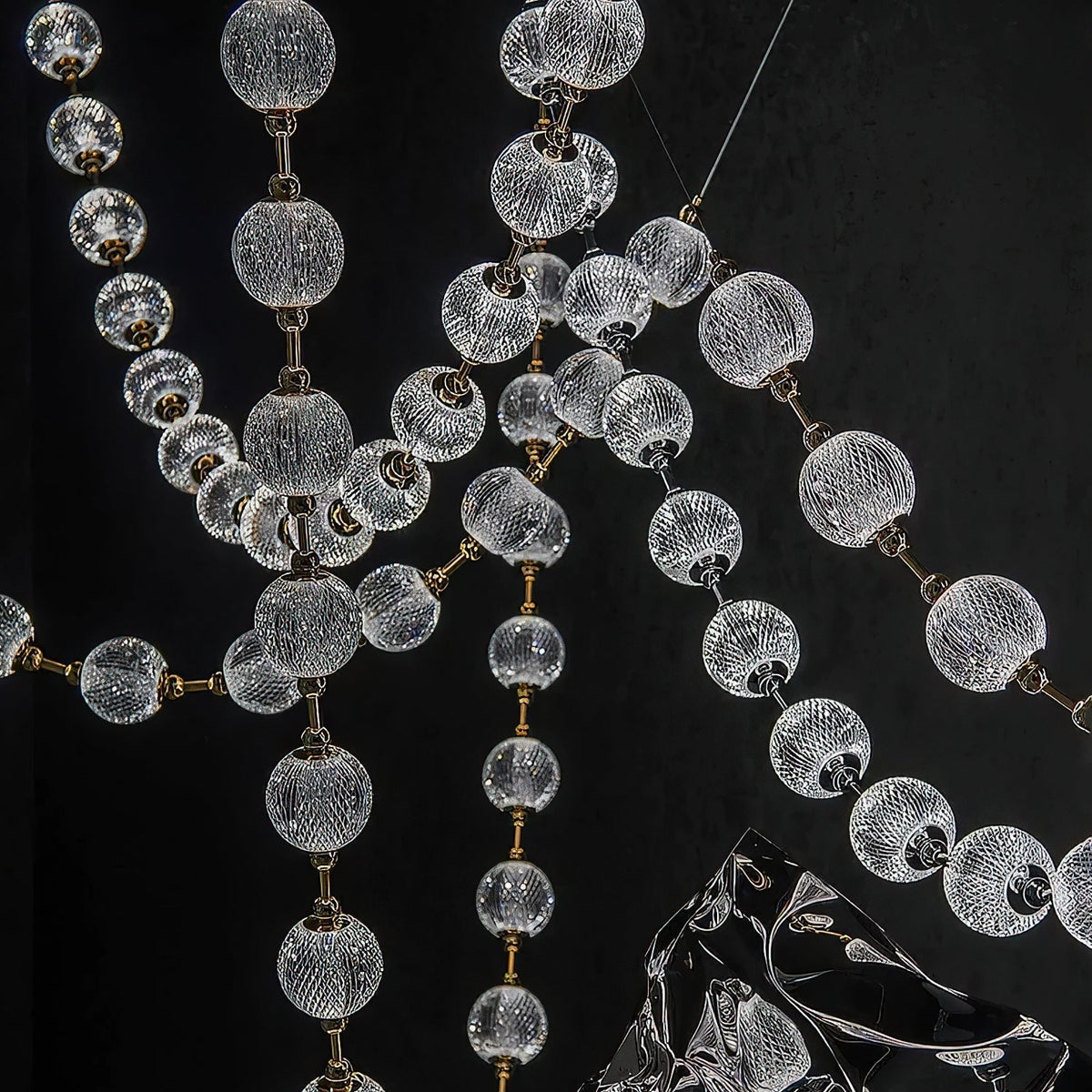 Strand Necklace Chandelier-Chandelier-Jecanoli
