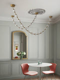 Strand Necklace Chandelier-Chandelier-Jecanoli