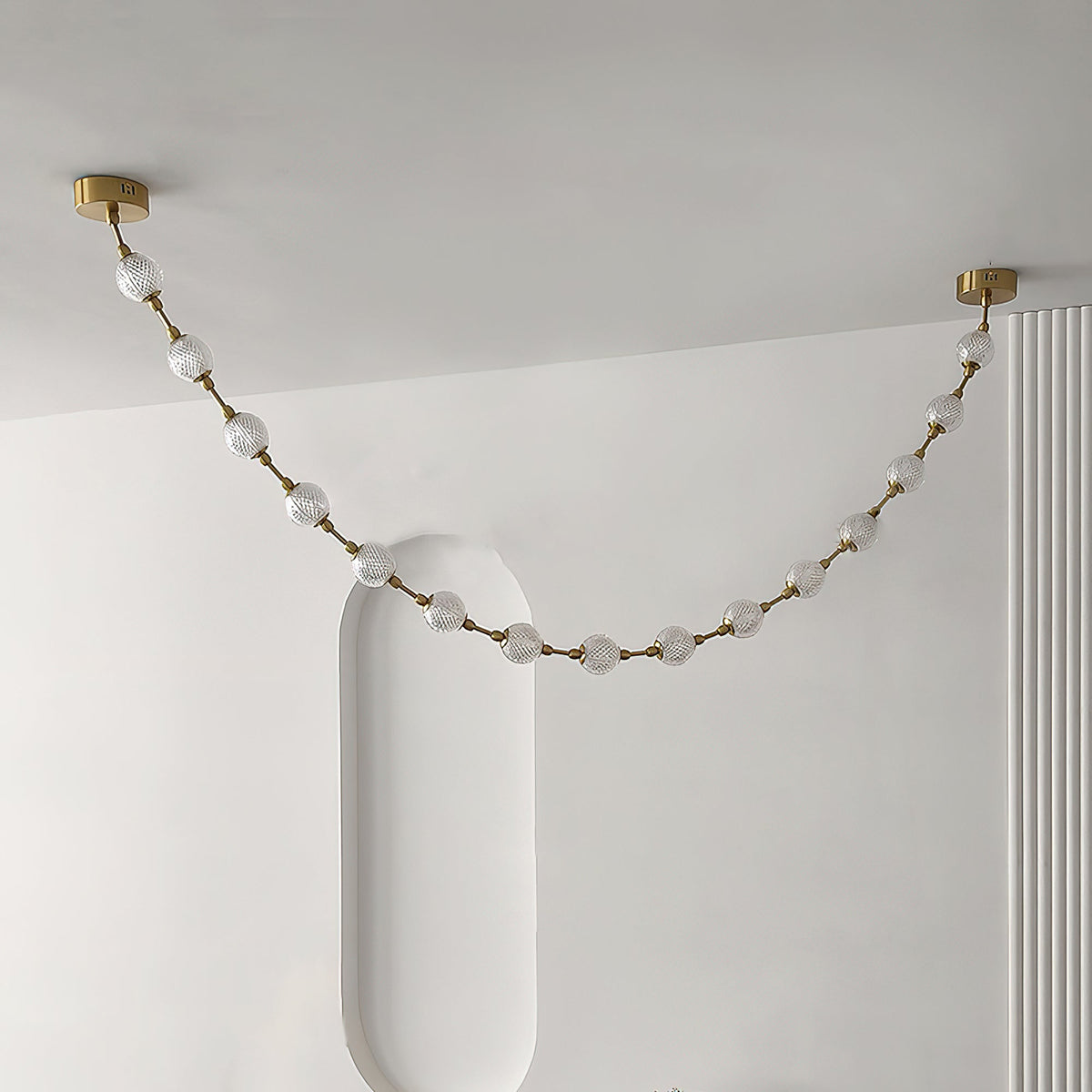 Strand Necklace Chandelier-Chandelier-Jecanoli