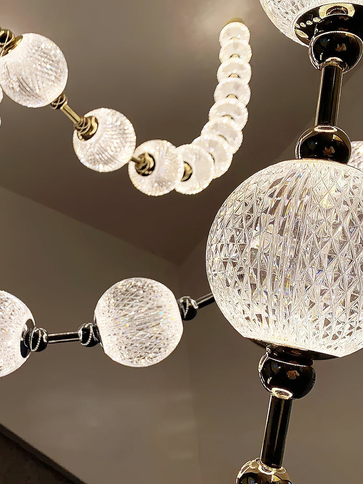 Strand Necklace Chandelier-Chandelier-Jecanoli