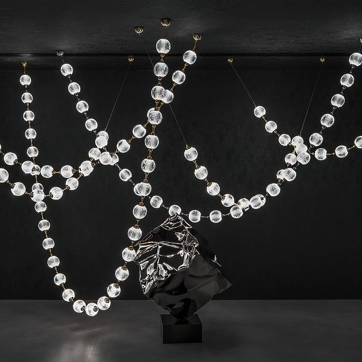 Strand Necklace Chandelier-Chandelier-Jecanoli