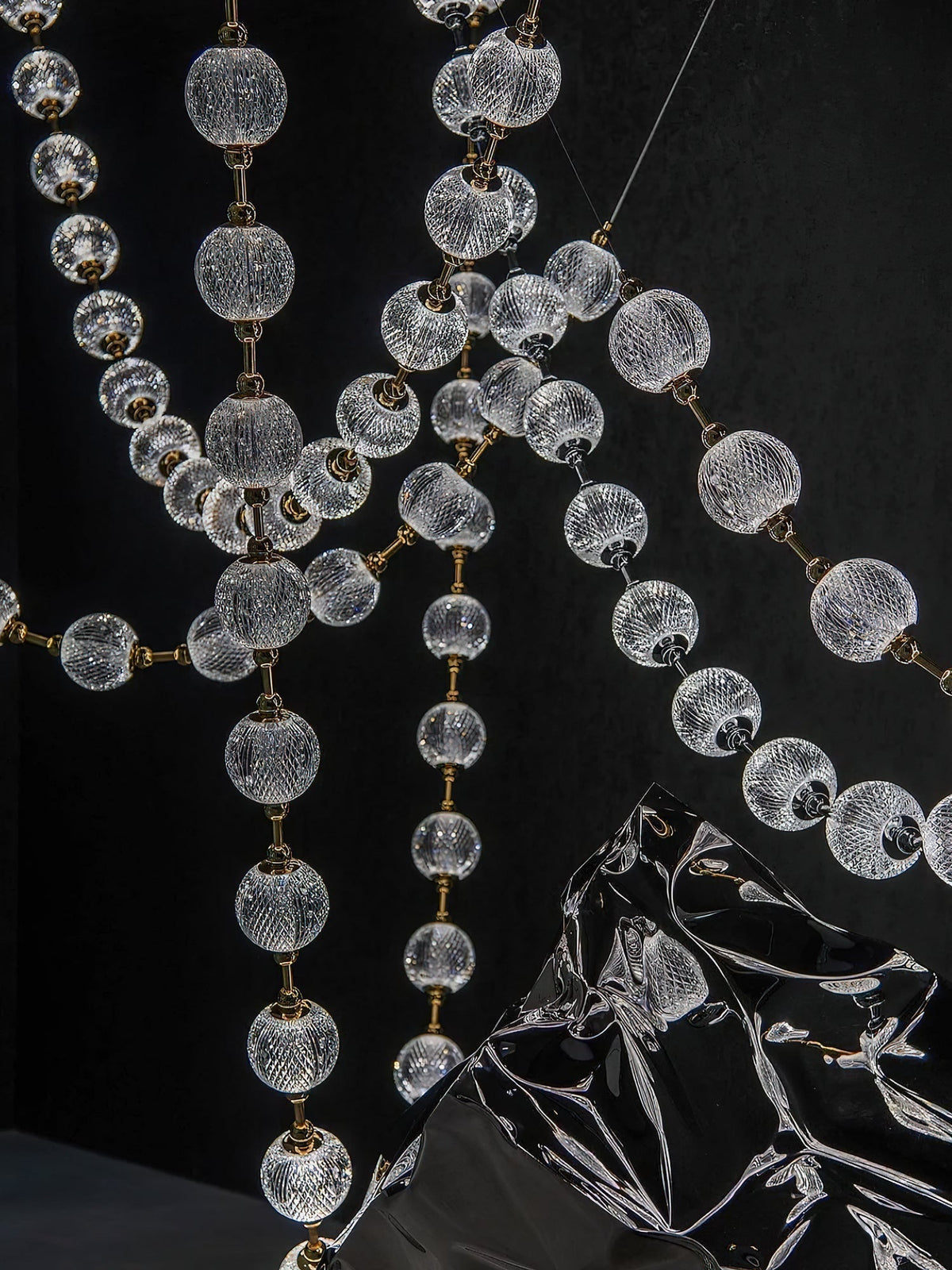 Strand Necklace Chandelier-Chandelier-Jecanoli