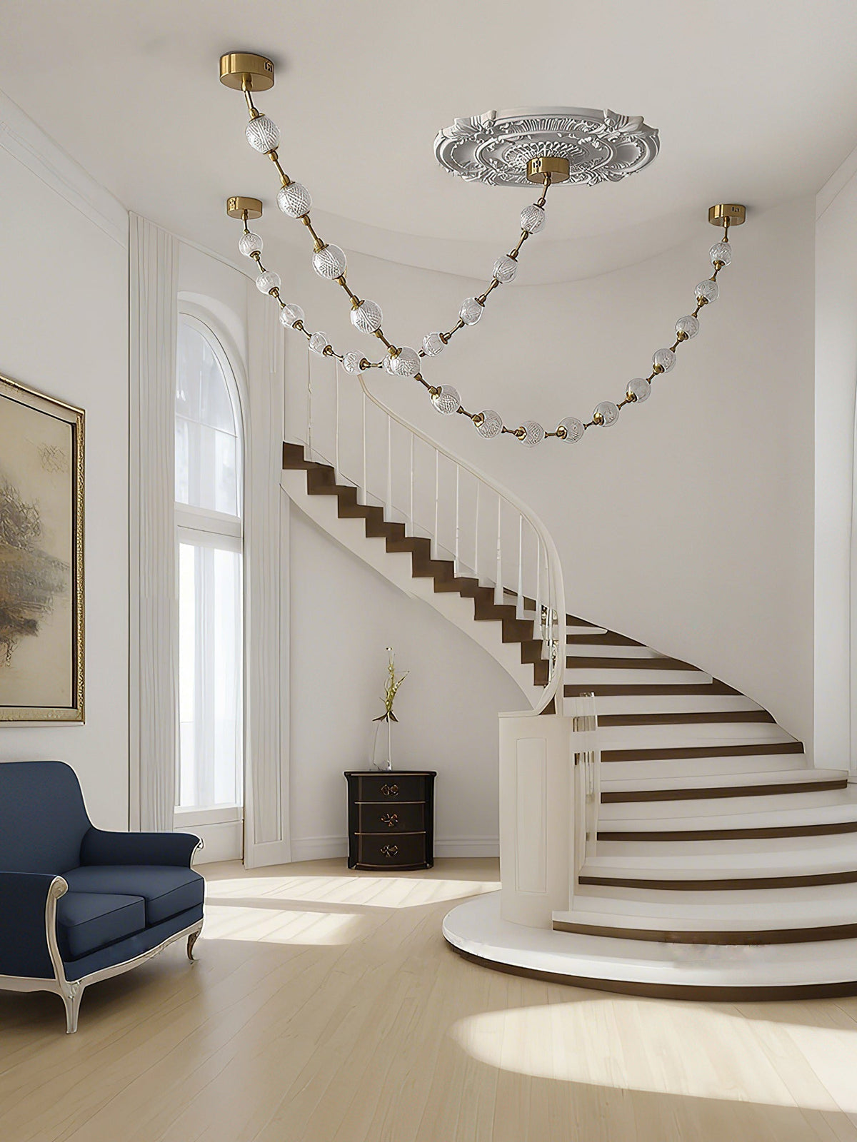 Strand Necklace Chandelier-Chandelier-Jecanoli