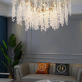 Modern Linear Branch Chandelier