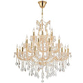 37'' Big Chandelier 28 Lights Maria Theresa Crystal Chandelier for Living Room MT01L28C-吊灯-Jecanoli
