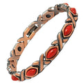 Magnetic Heart Gemstone Therapy Bracelet